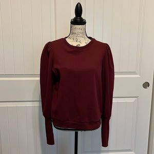 Puffed Long Sleeve Sweatshirt
